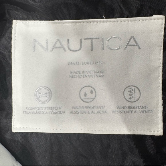 Nautica Women's White and Black Puffer Vest - Picture 8 of 10